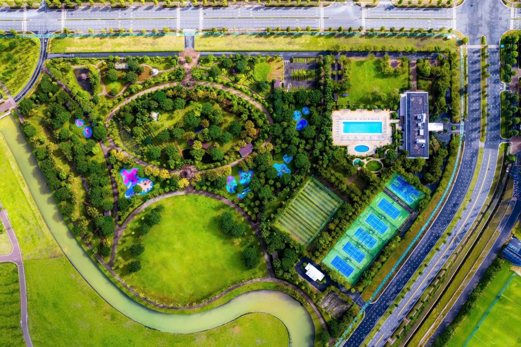 Công viên Central Park 1 dự án Waterpoint Bến Lức