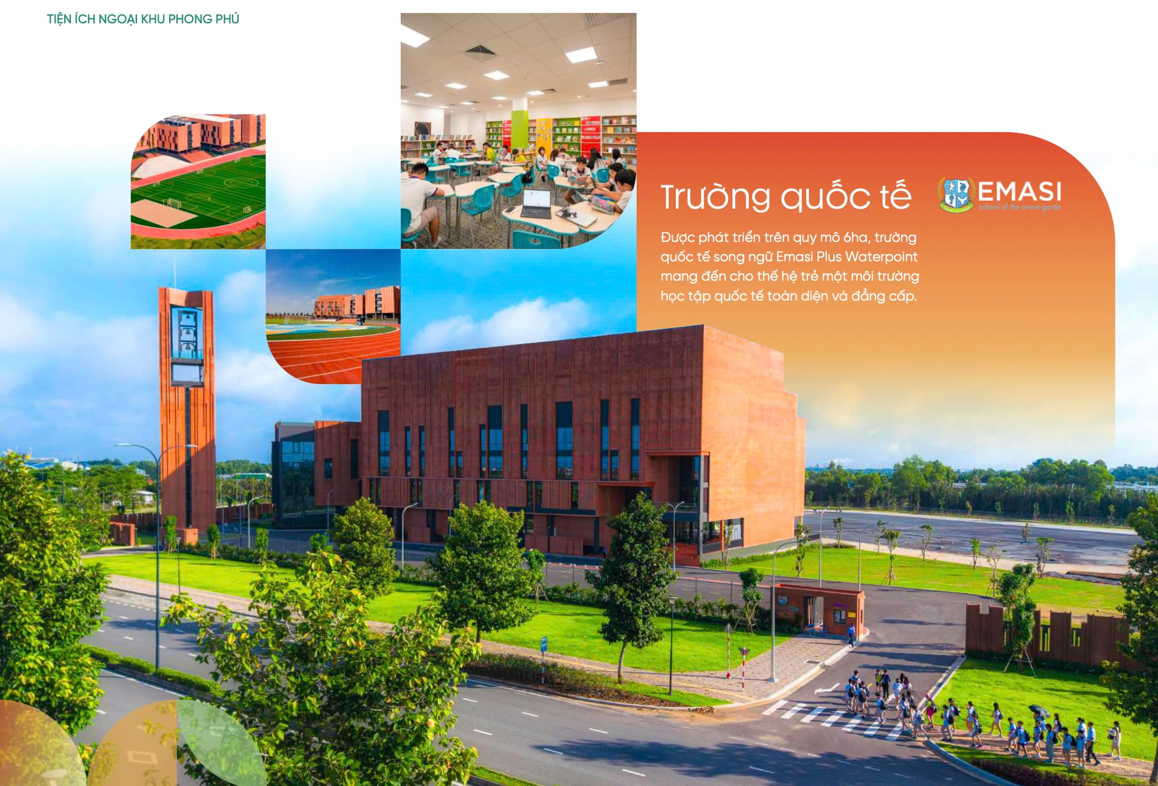 Solaria Rise thừa hưởng Tiện ích khu đô thị Waterpoint 355ha